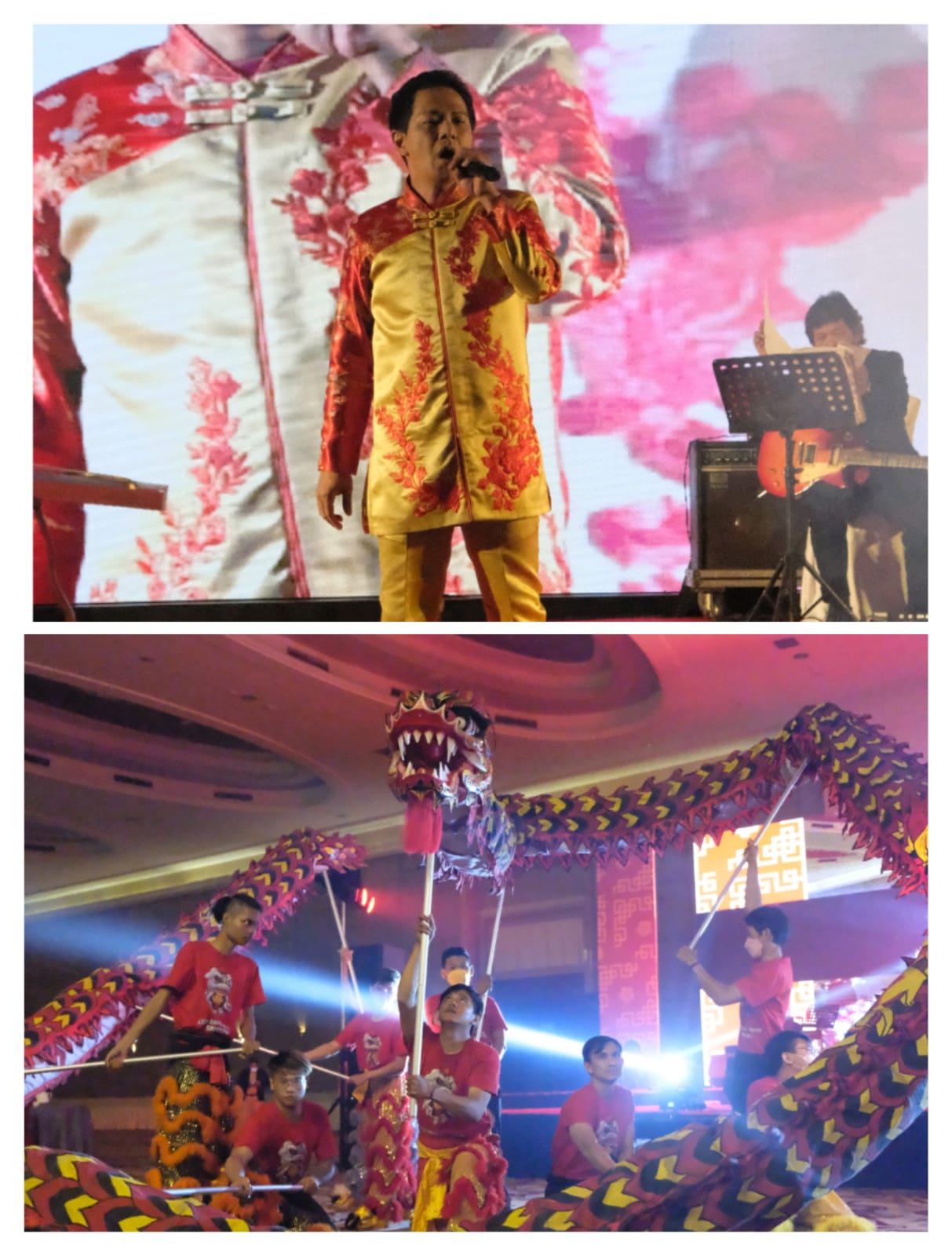 Penampilan Delon dan pertunjukkan barongsai meriahkan imlek di  HARRIS & POP! Hotels Festival Citylink