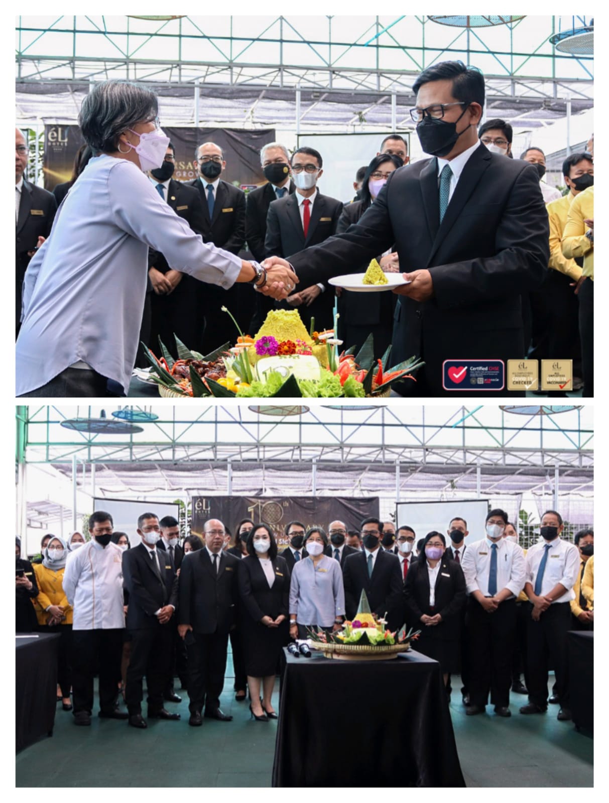 Peringaan HUT ke-10 el  Hotel International berlangsung meriah