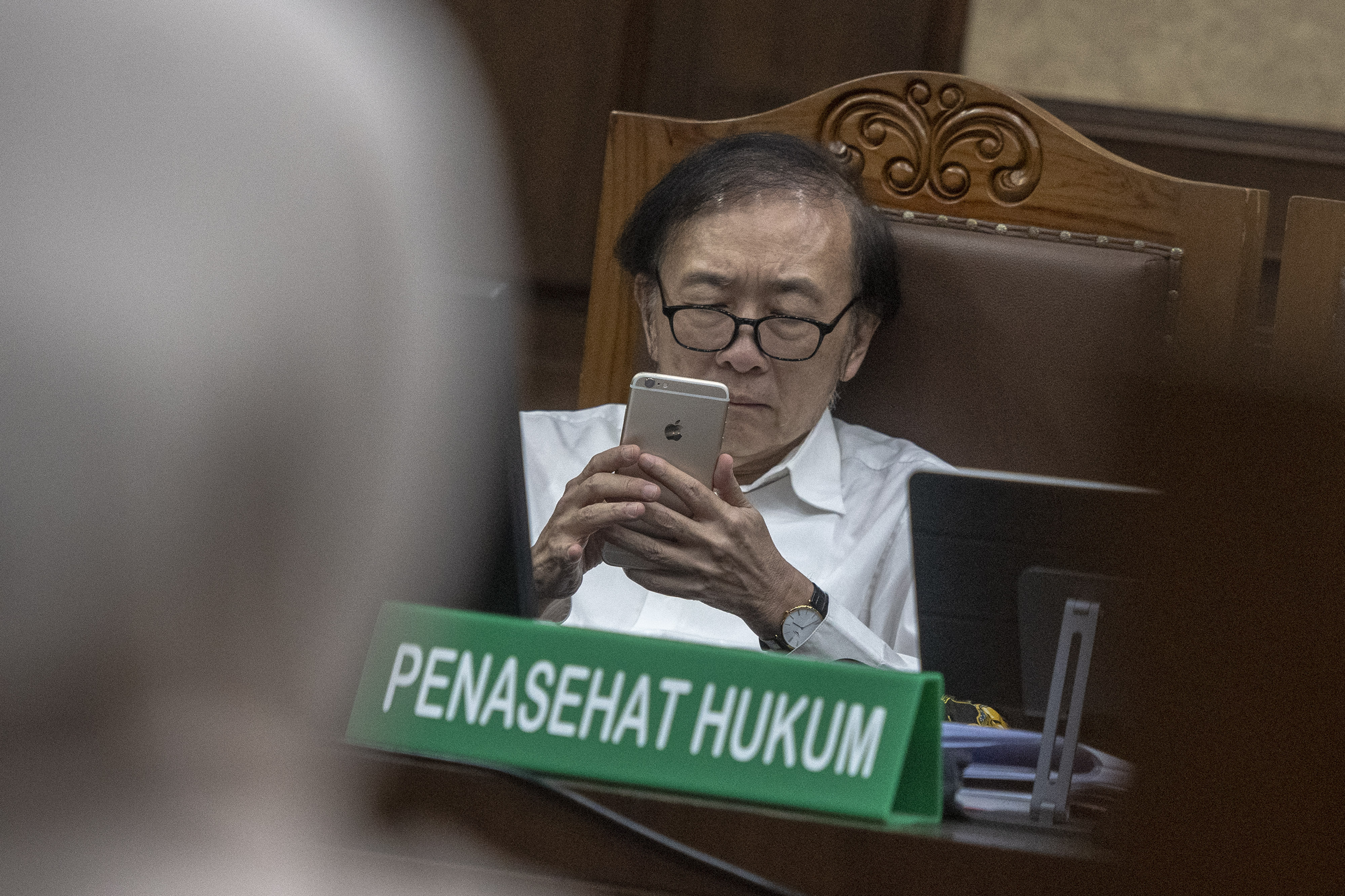 erdakwa kasus dugaan tindak pidana korupsi dalam kegiatan usaha perkebunan kelapa sawit dan TPPU Surya Darmadi