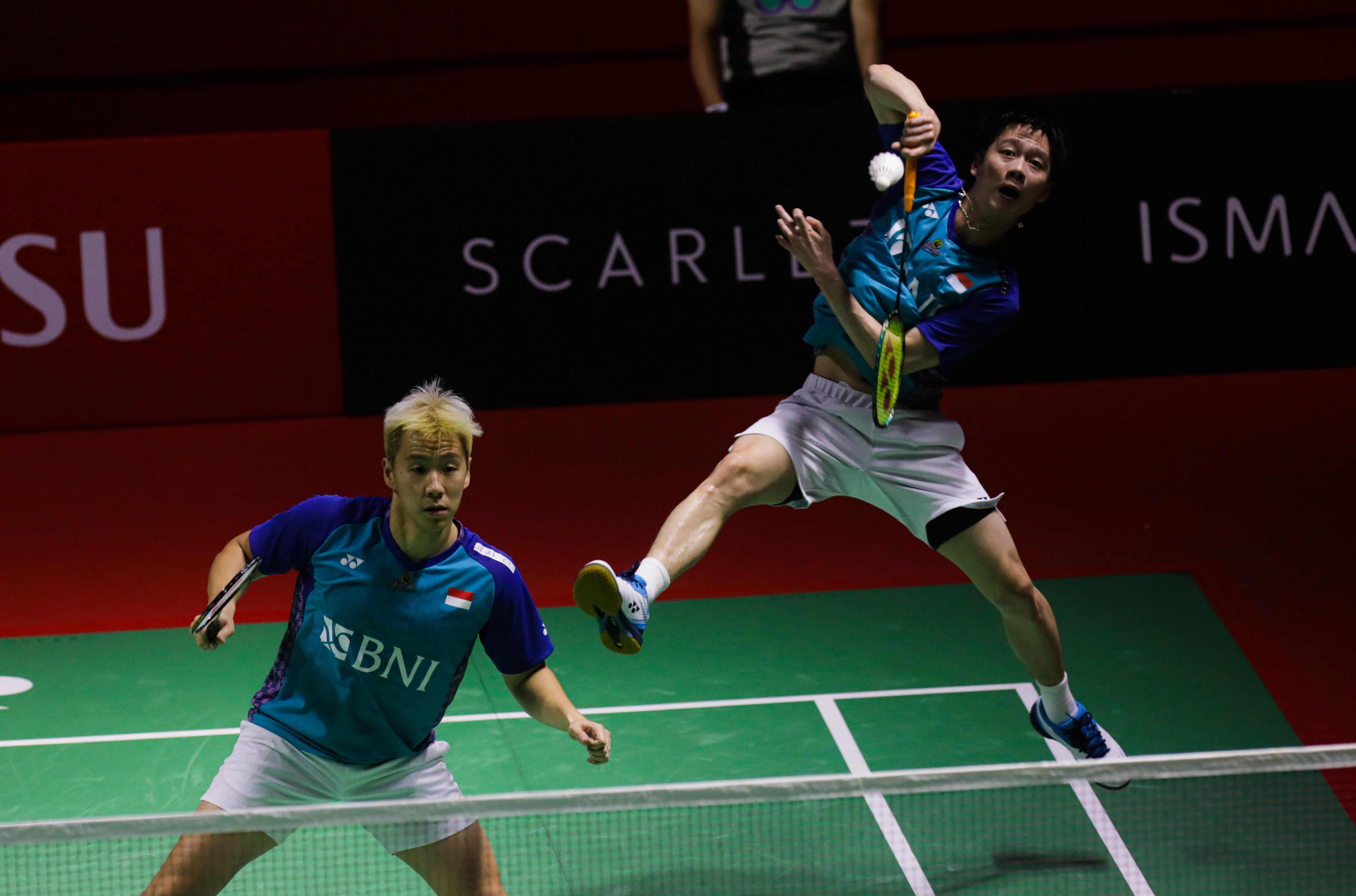 Ganda putra Indonesia Kevin Sanjaya Sukamuljo/Marcus Fernaldi Gideon