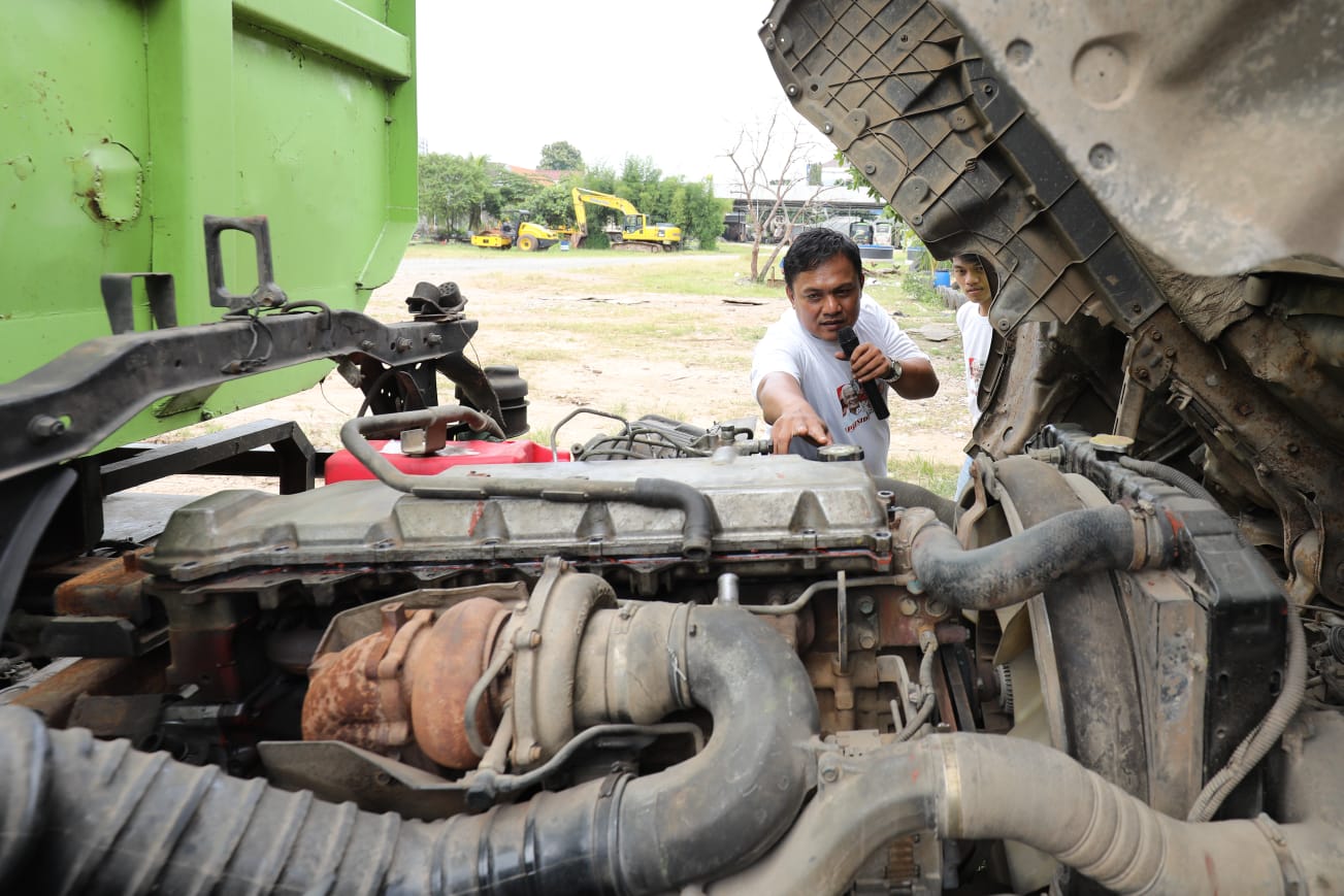 Para Sopir Truk di Banten Diingatkan Soal Keselamatan Berkendara