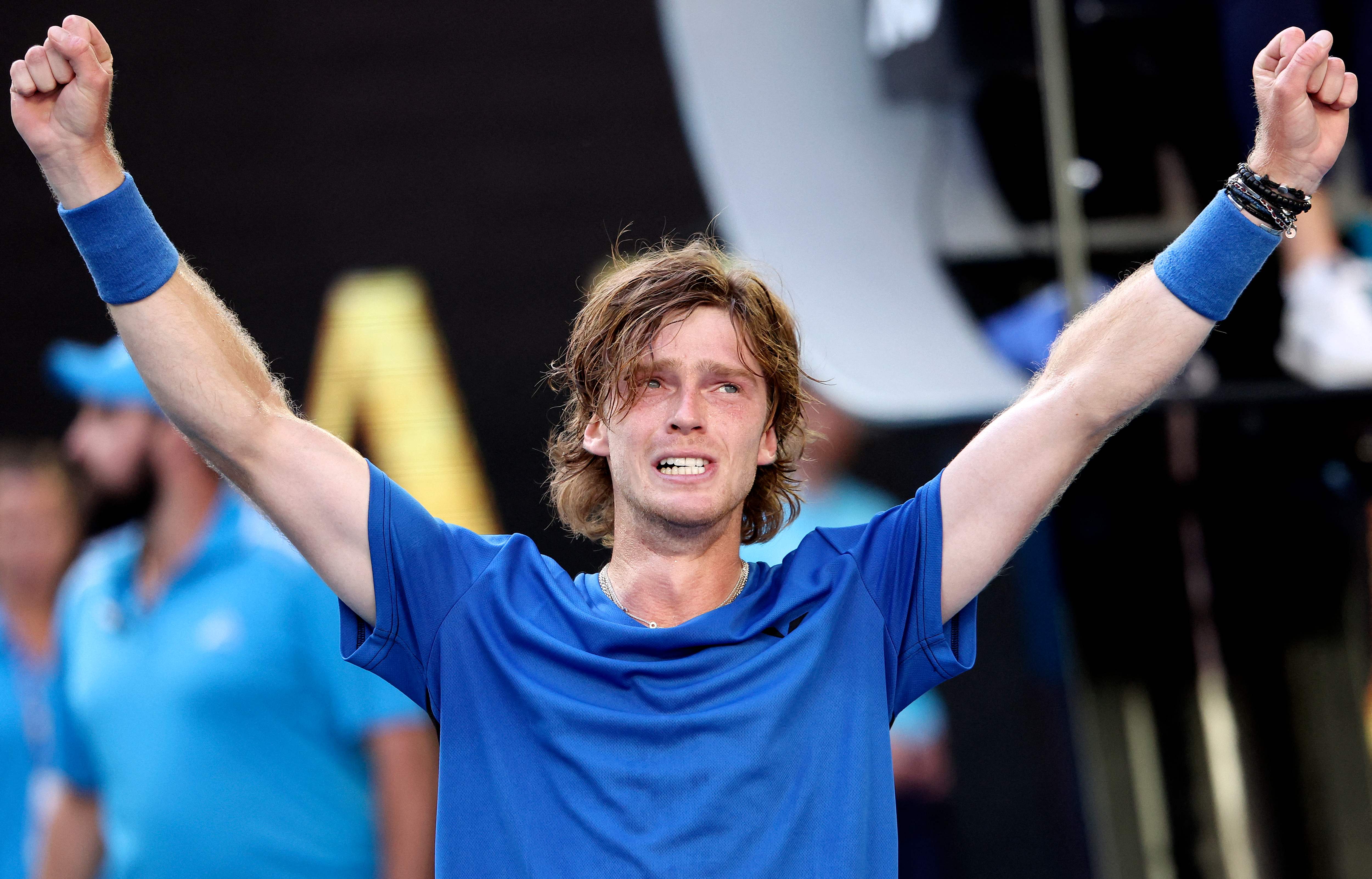 Petenis Rusia Andrey Rublev
