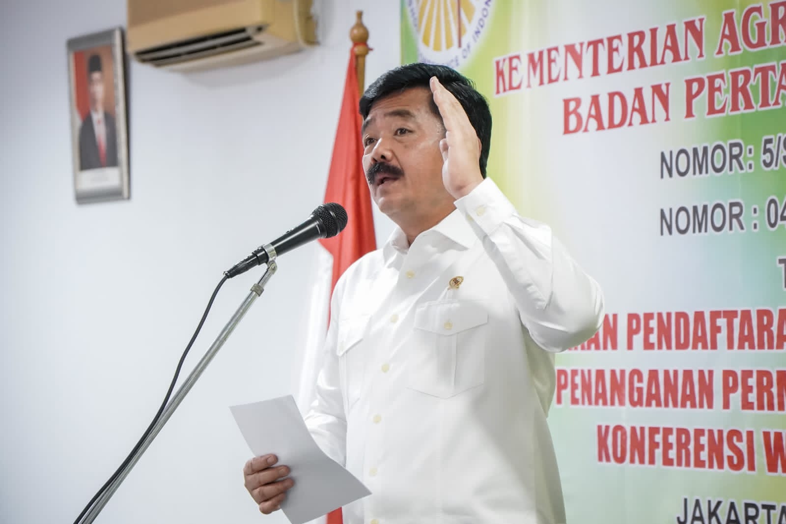 Menteri ATR/BPN Hadi Tjahjanto