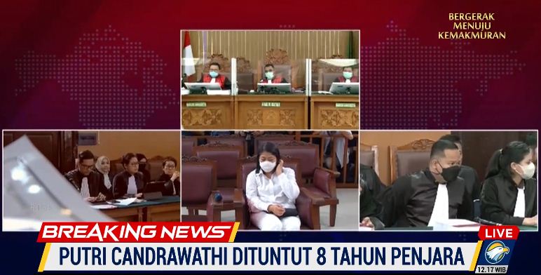 Pengunjung Sidang Gaduh Dengar Putri Candrawathi Dituntut 8 Tahun Penjara