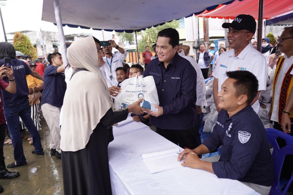 Erick Sebut BUMN Gencar Gelar Operasi Pasar Guna Stabilkan Harga Sembako