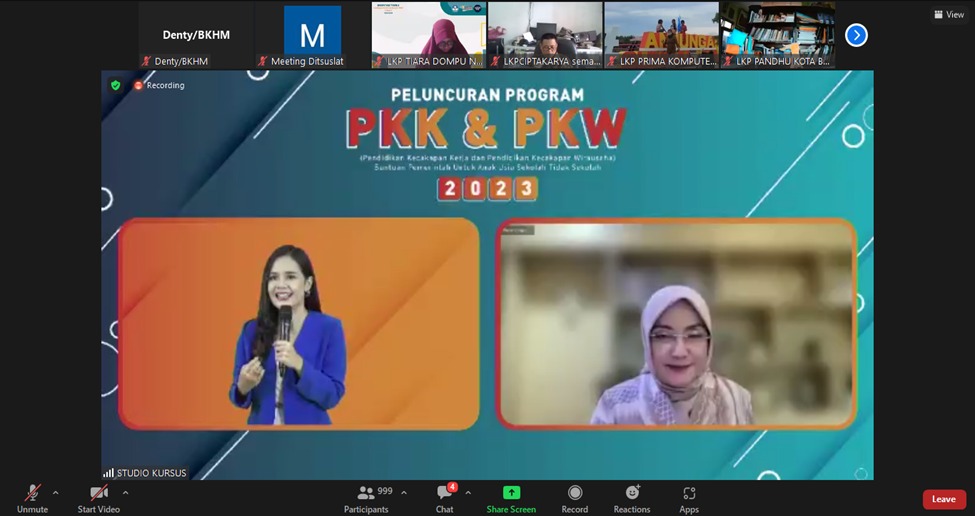 Peluncuran program PKK dan PKW Ditjen Vokasi Kemendikbudristek