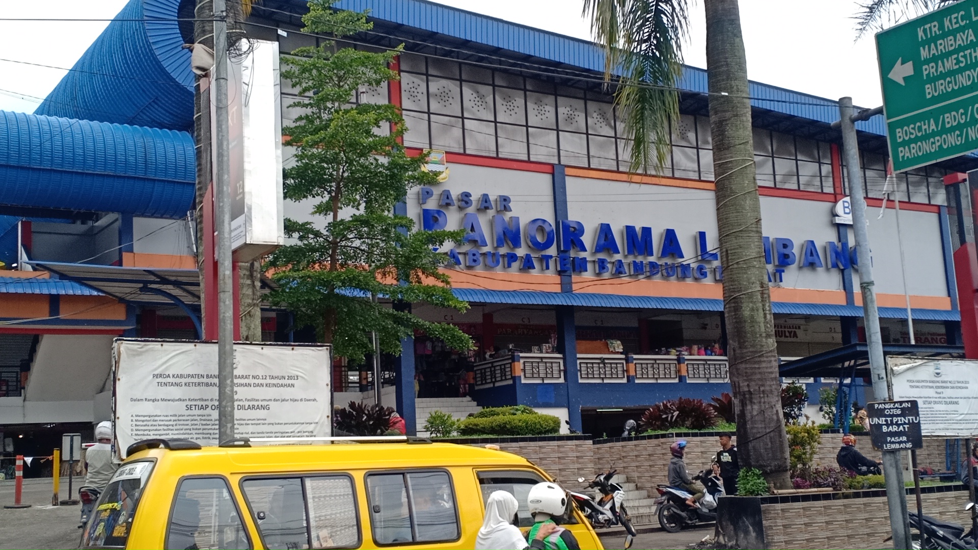 Pasar Panorama Lembang yang disengketakan Pemkab Bandung Barat dengan ahli waris Adiwarta.