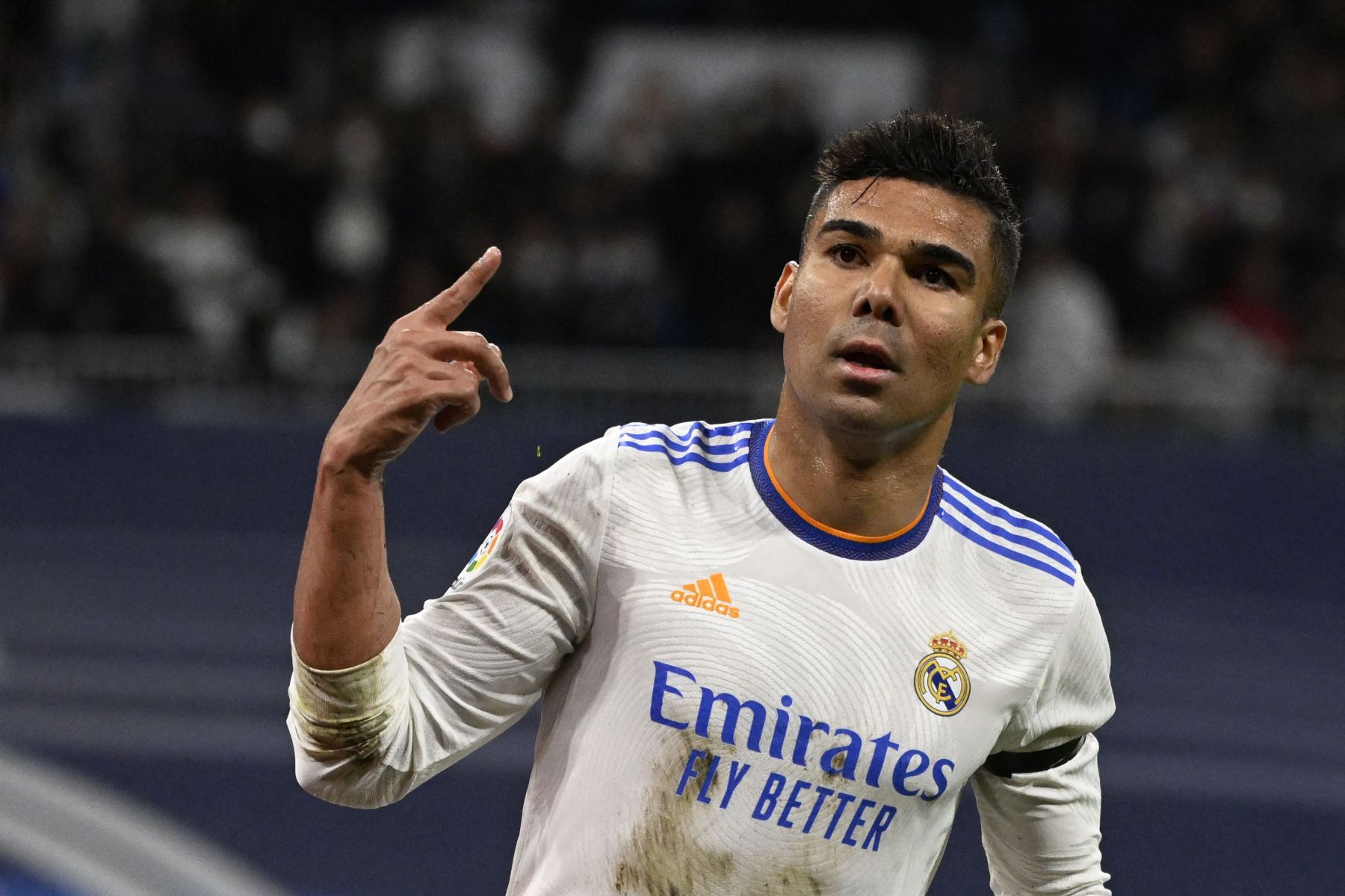 Gelandang Real Madrid Casemiro 