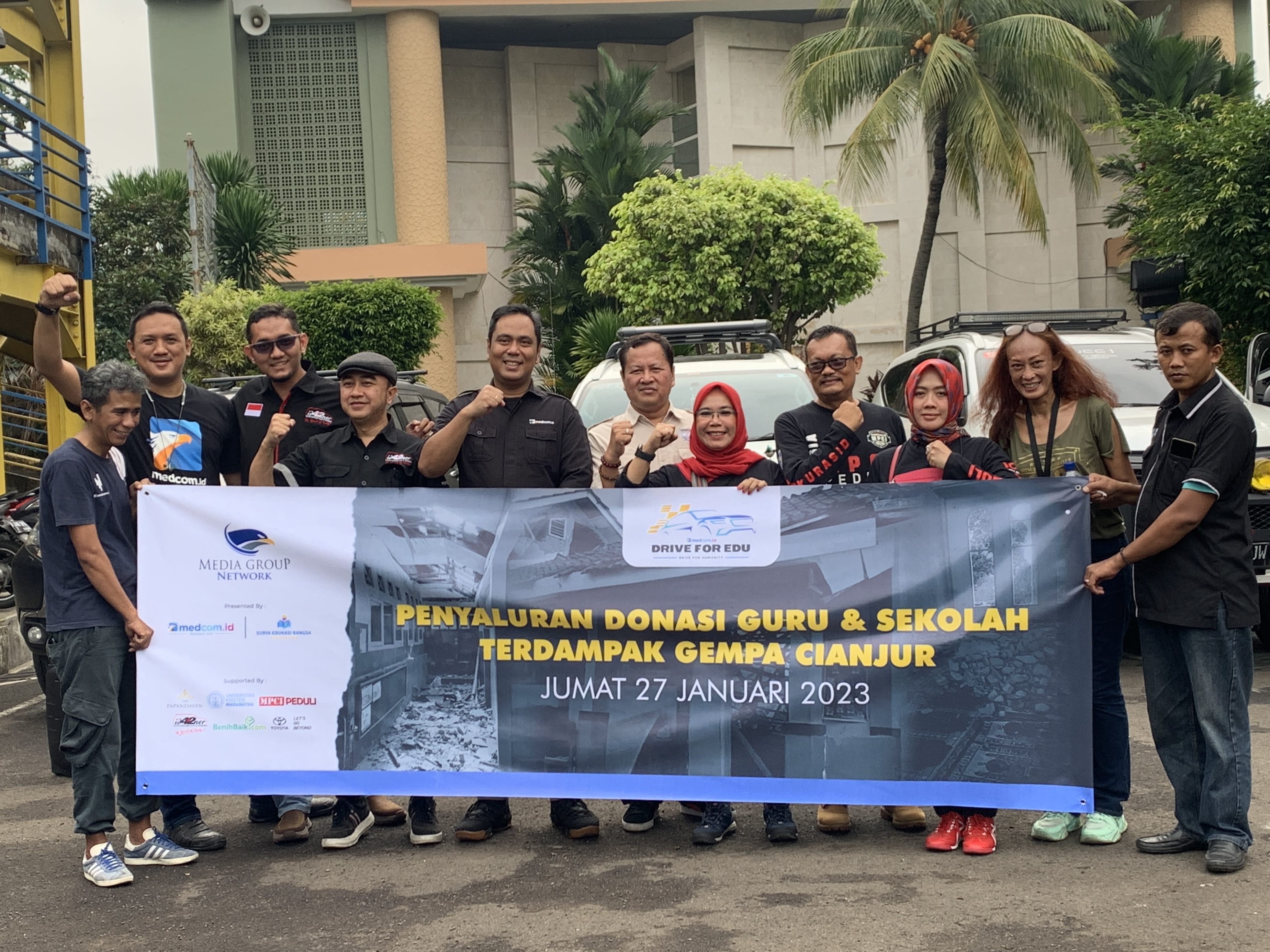 Medcom.id bersama Surya Edukasi Bangsa Foundation menyelenggarakan program Drive for EDU.