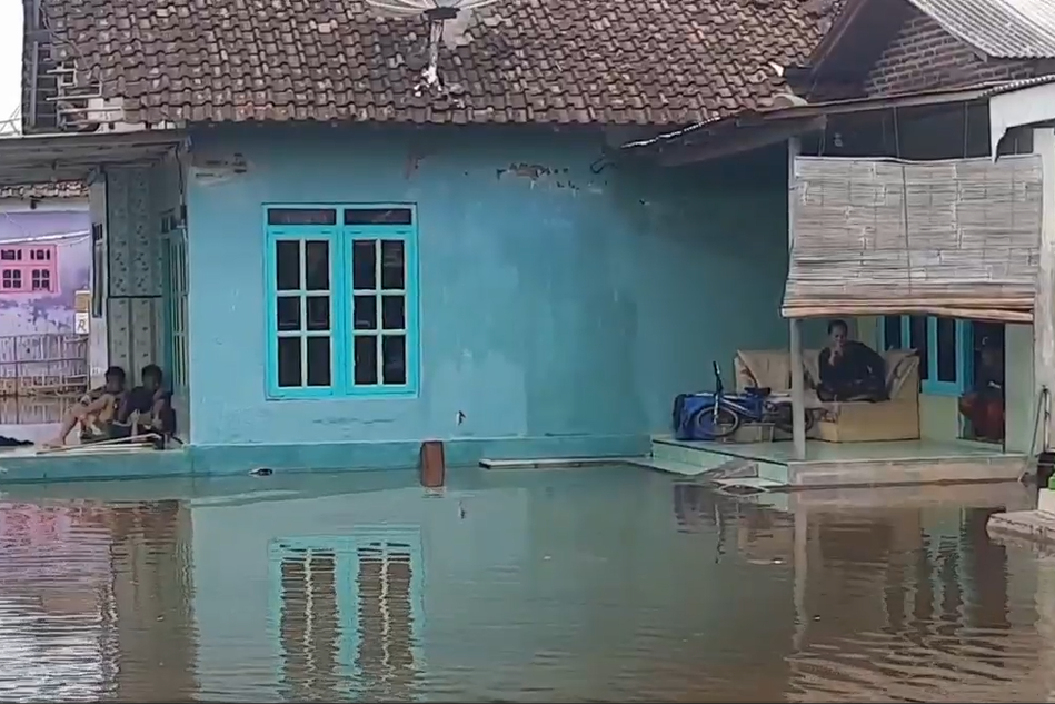 Banjir di Besuki, Situbondo, Jawa Timur.