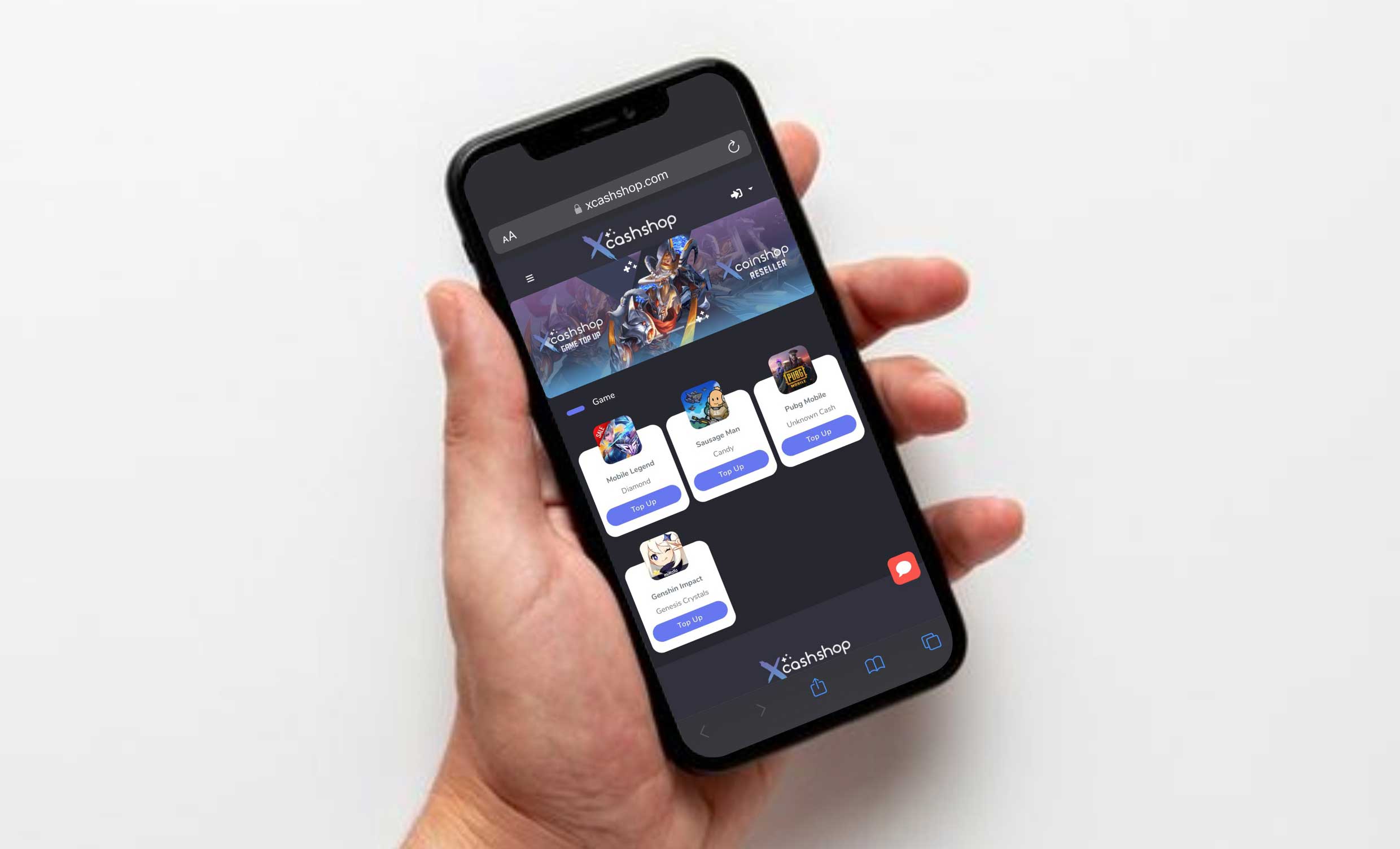 Top up game Xcashshop