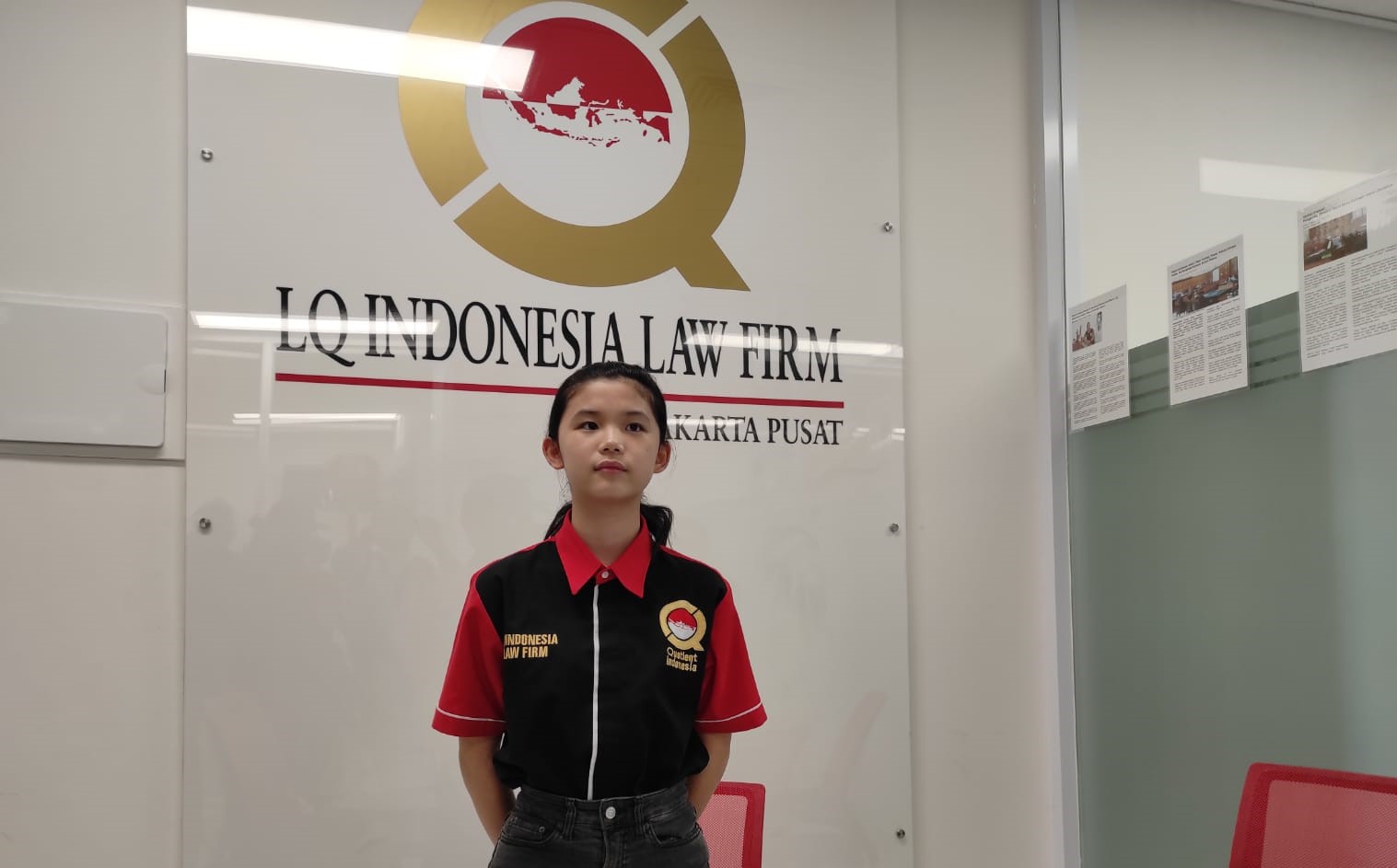Kate Victoria Lim, putri dari kuasa hukum korban KSP Indosurya, Alvin Lim.