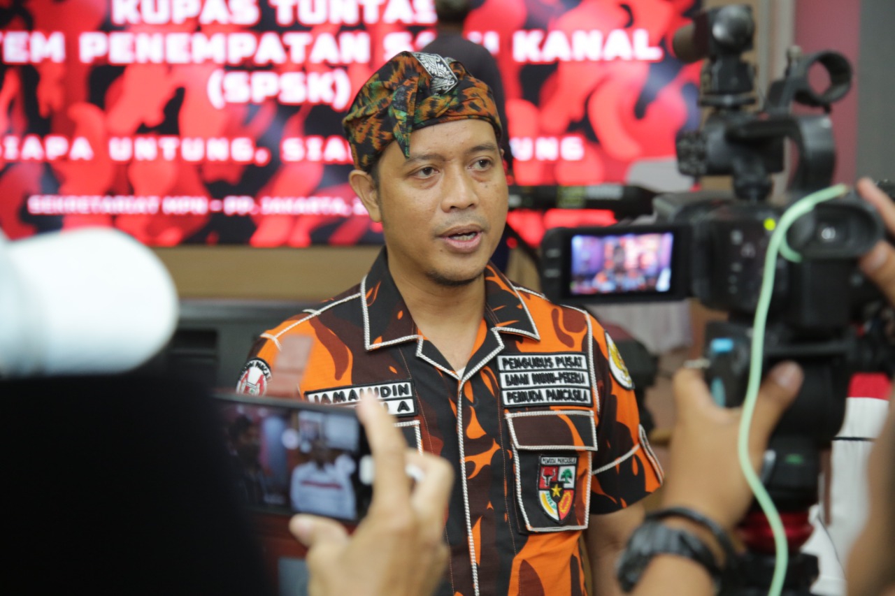 Ketua Badan Buruh & Pekerja Pemuda Pancasila (B2P3)Jamaludin Suryahadikusuma