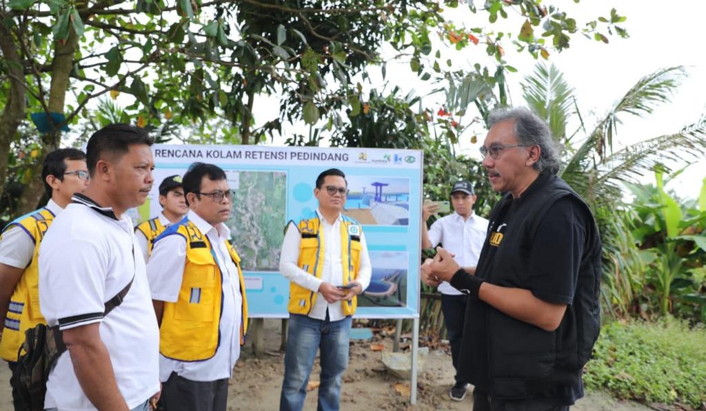Kolam Retensi Terak-Pedindang dinilai mampu mereduksi banjir hingga 69% di Wilayah Kota Pangkalpinang.