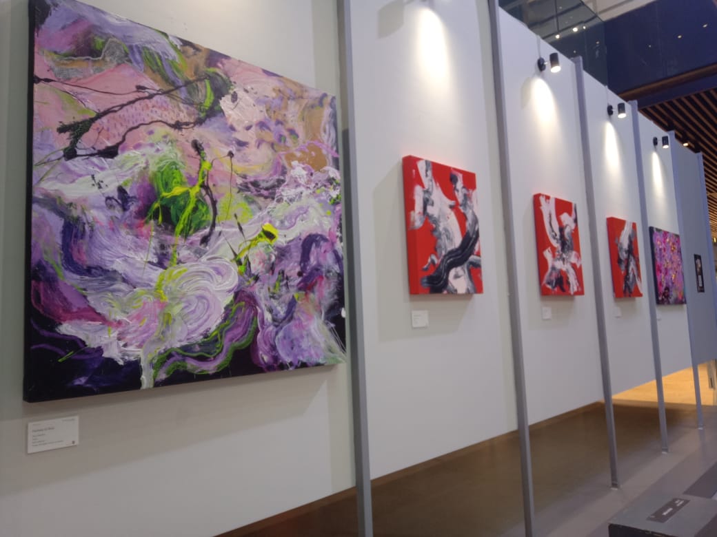 Salah satu sisi pameran The Big Picture, di Ashta District 8, Jakarta.