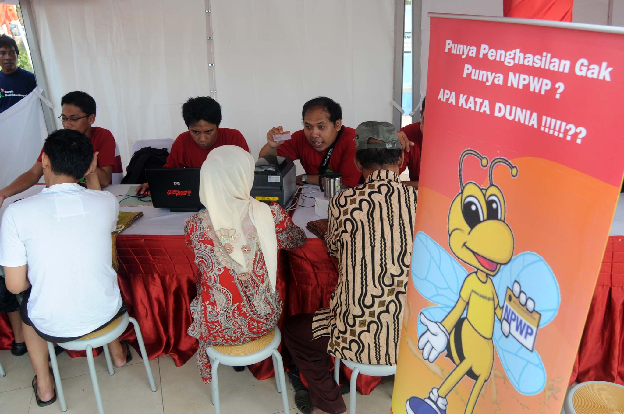 Ilustrasi sosialisasi NPWP