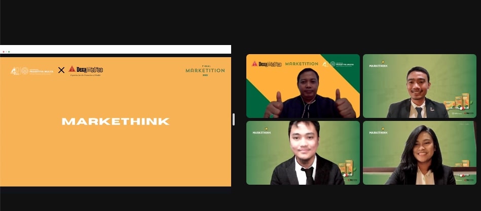 Tim Markethink UGM dalam Kompetisi Maketition 2022