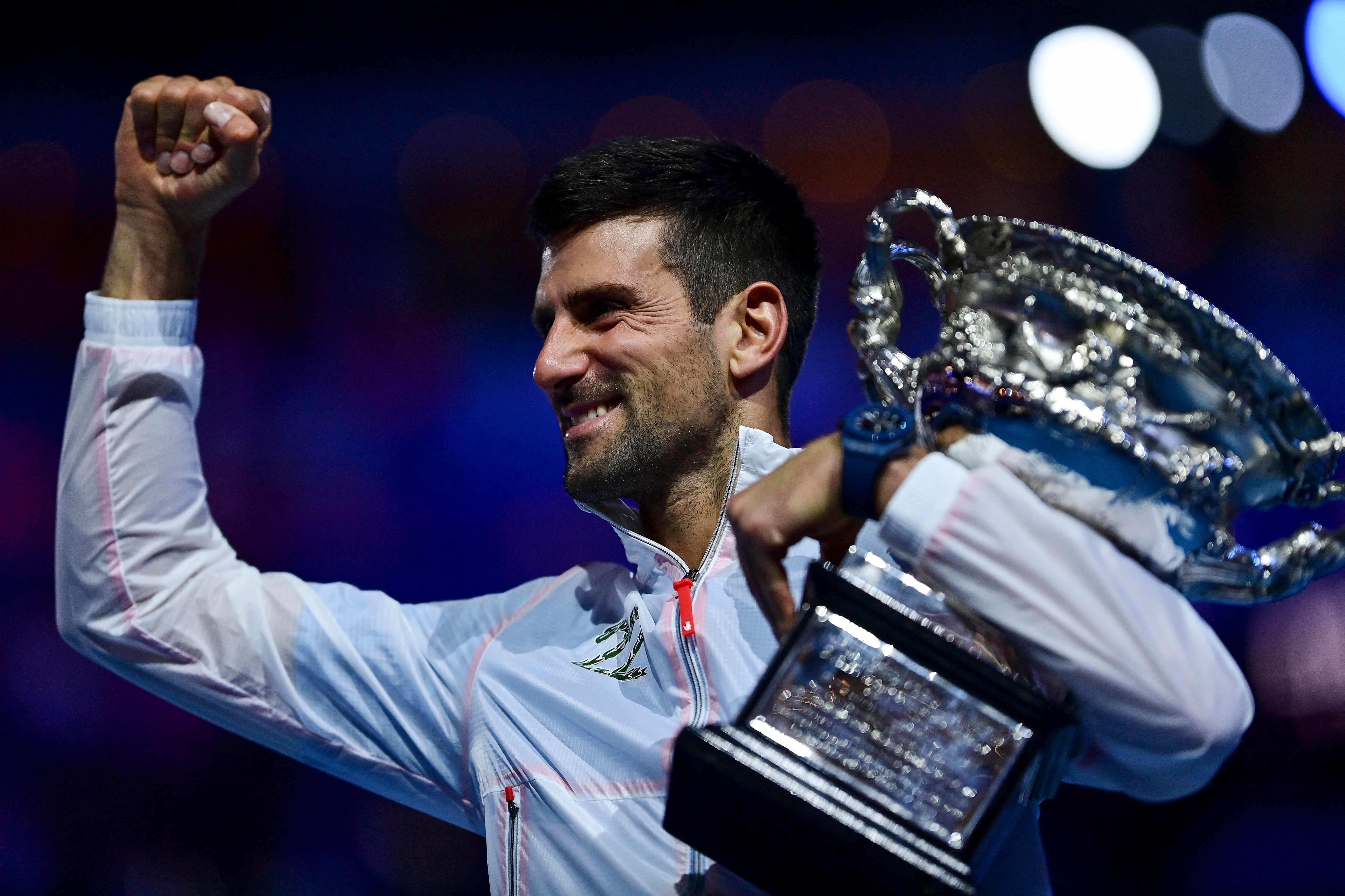 Petenis Serbia Novak Djokovic 