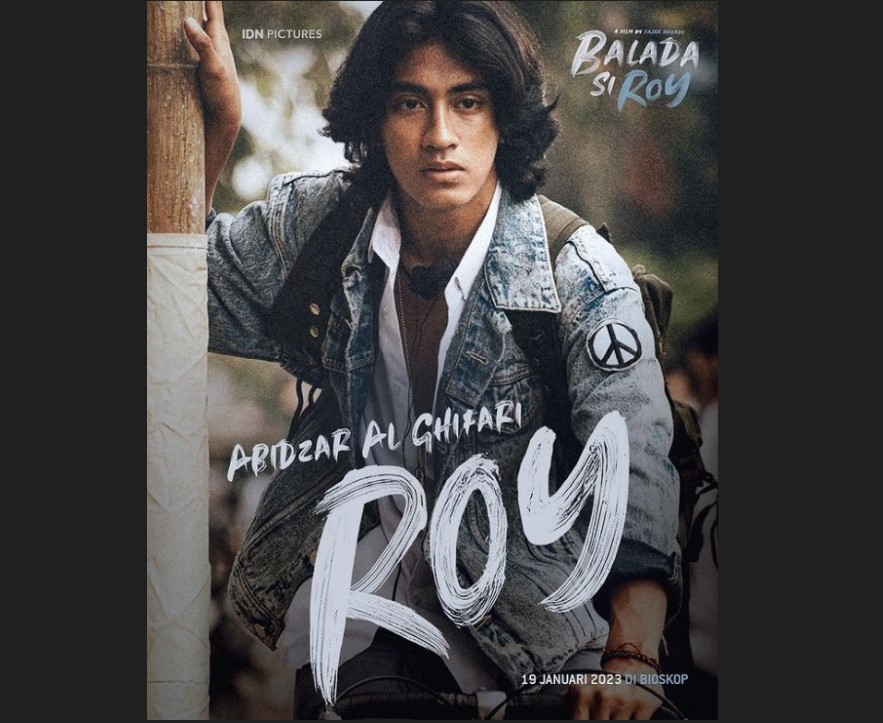 Poster film Balada Si Roy yang menampilkan aktor Abidzar Al Ghifari