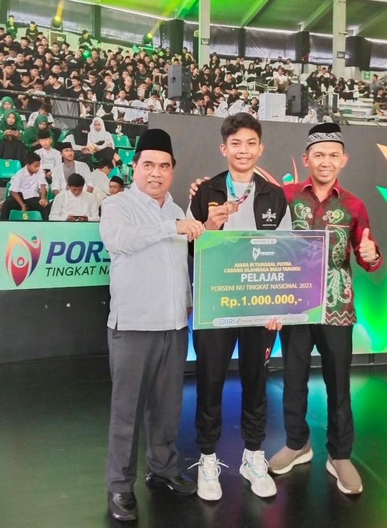 Kontingen Nahdlatul Ulama Kalimantan Selatan Meraih satu emas dan satu perunggu dalam gelaran Porseni Nasional NU di Surakarta, Jawa Tengah