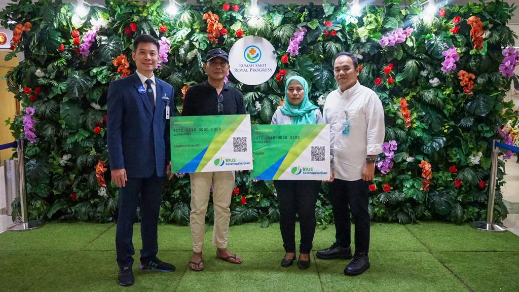 RS Royal Progress mengadakan program donasi melalui program JKK dan JKM BPJS Ketenagakerjaan kepada para pekerja rentan. 