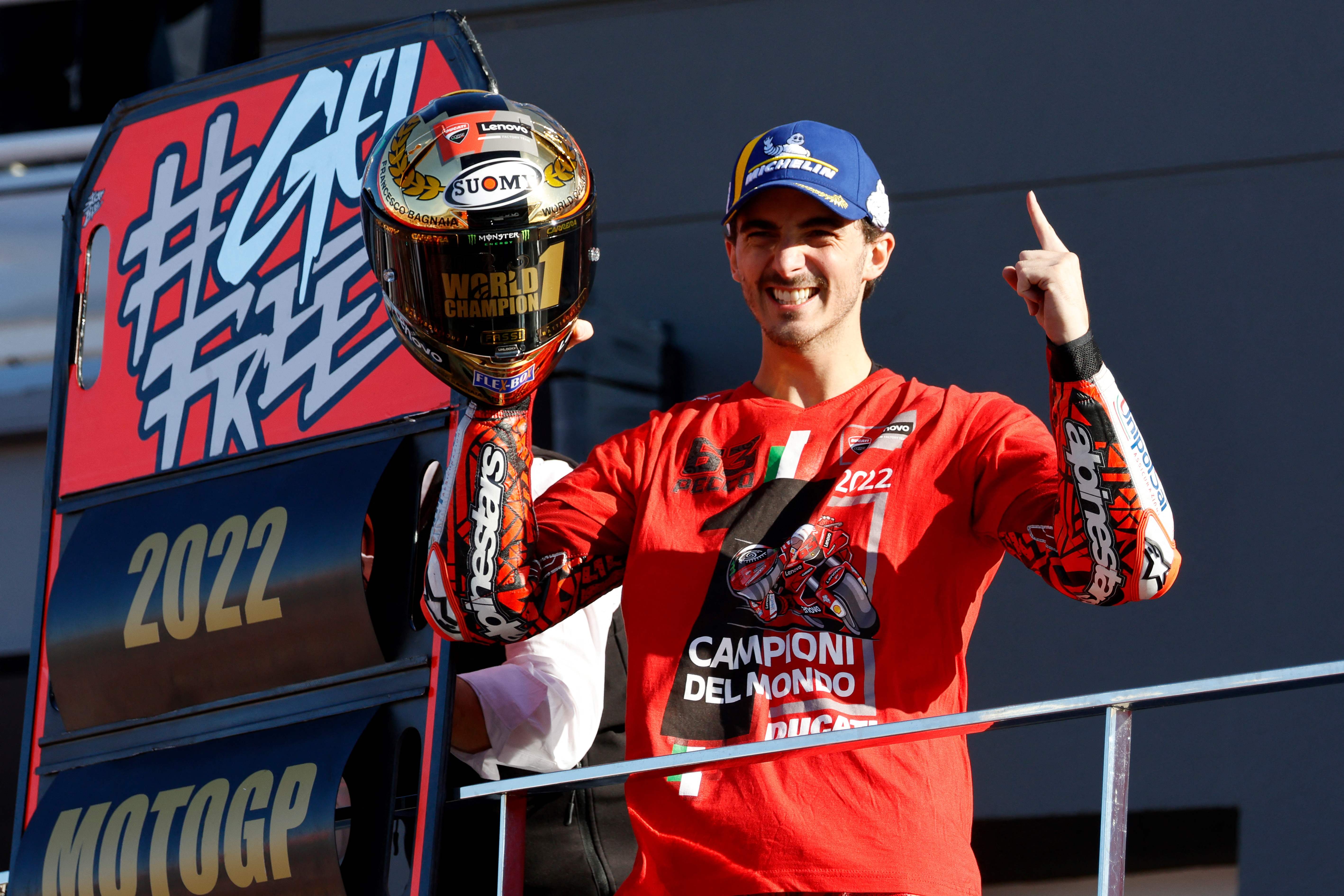 Pembalap Ducati Francesco Bagnaia