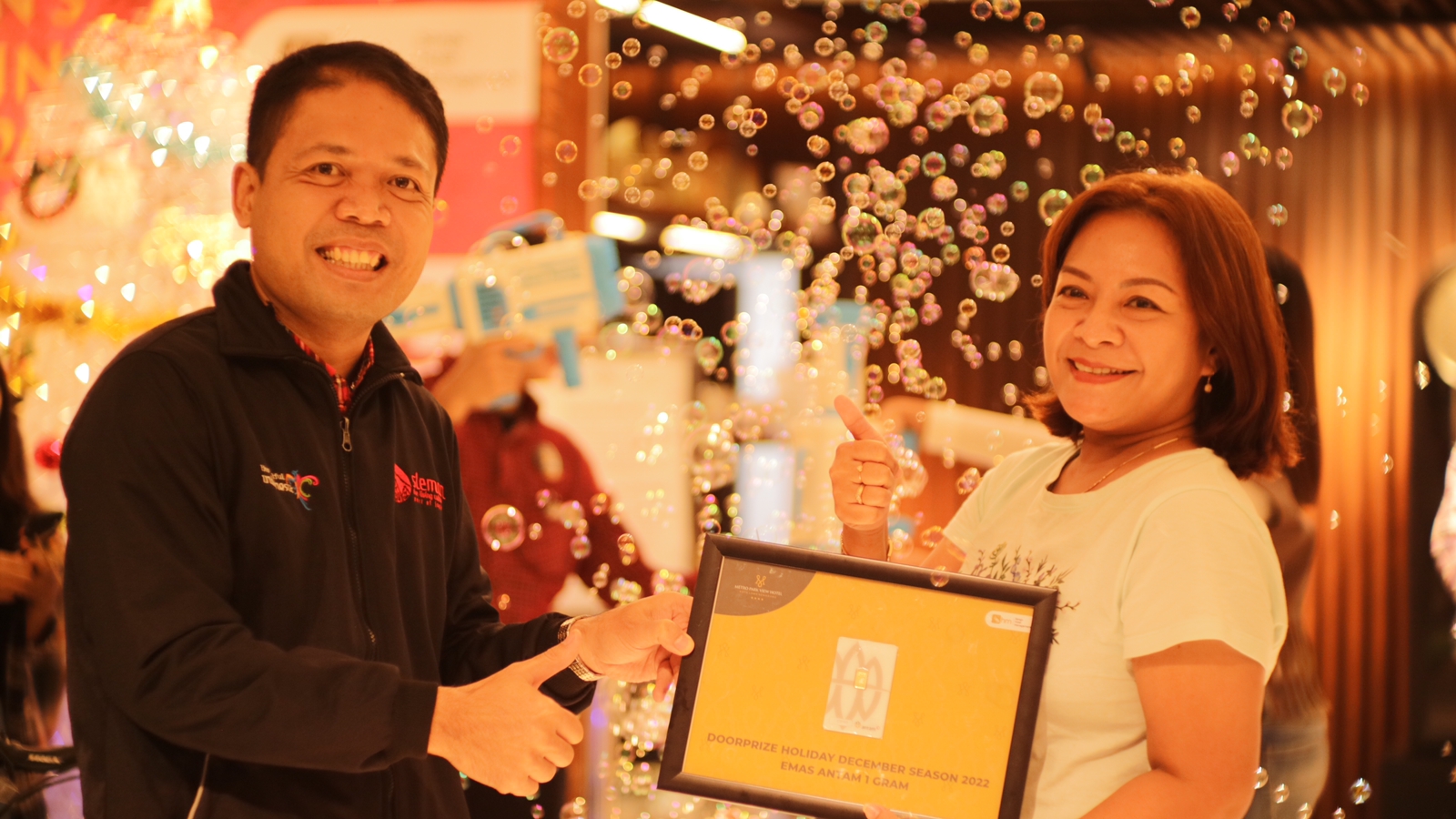 Ssmarak Malam pergantian tahun di Metro Park Kota Lama Semarang