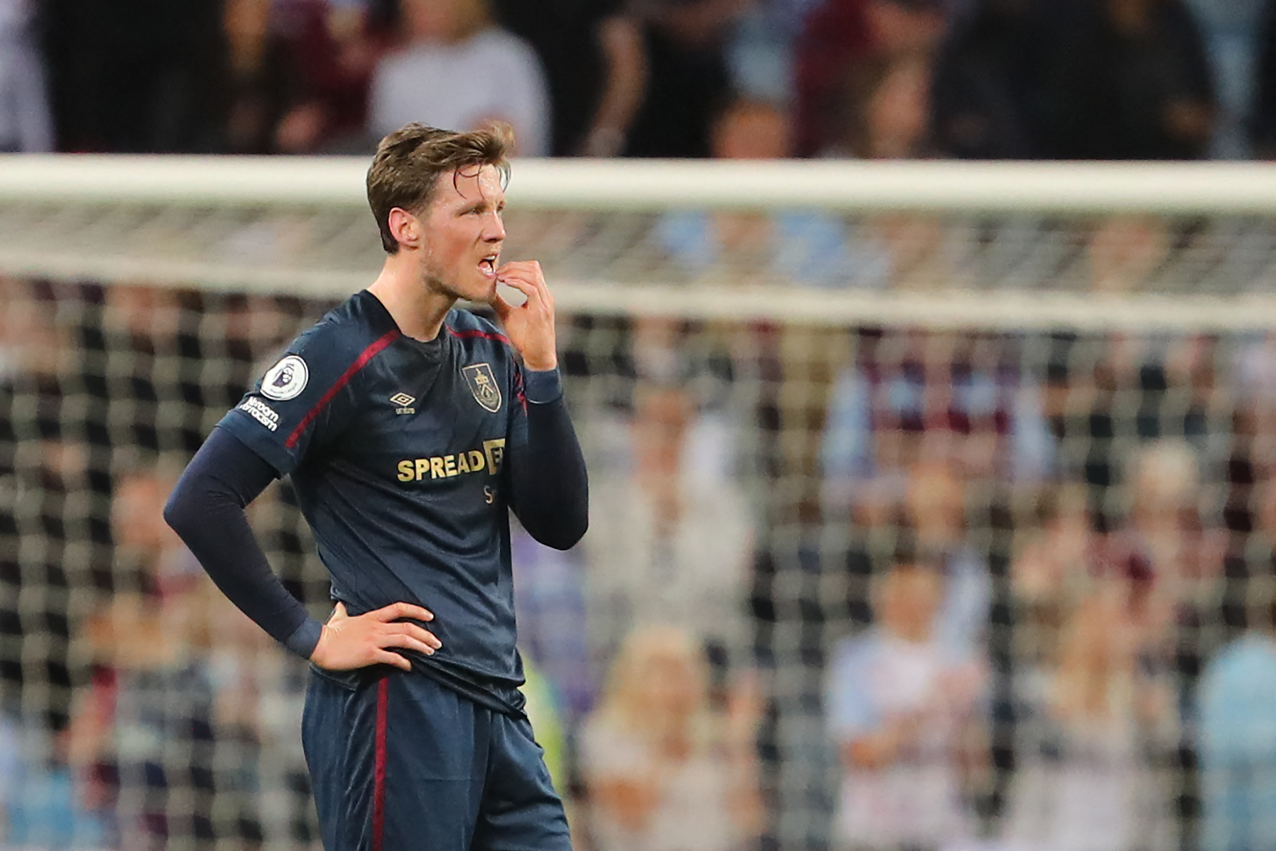 Penyerang Burnley Wout Weghorst