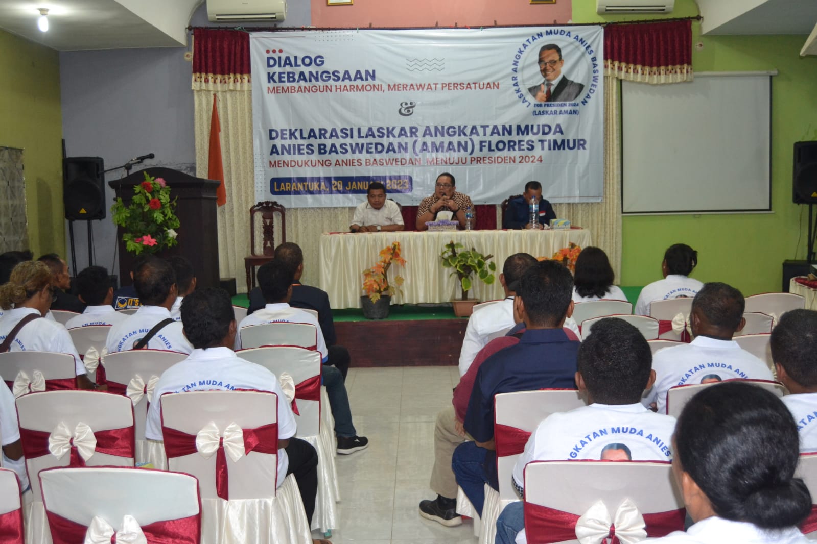 Laskar Aman Flotim Deklarasikan Anies Baswedan Sebagai Capres 2024