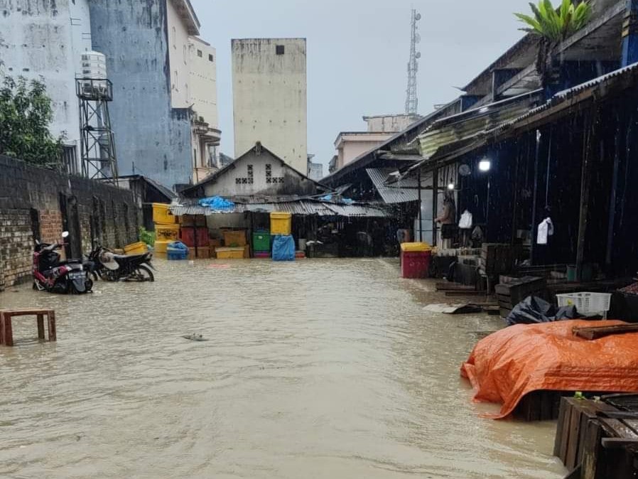 Banjir di Bangka Barat.