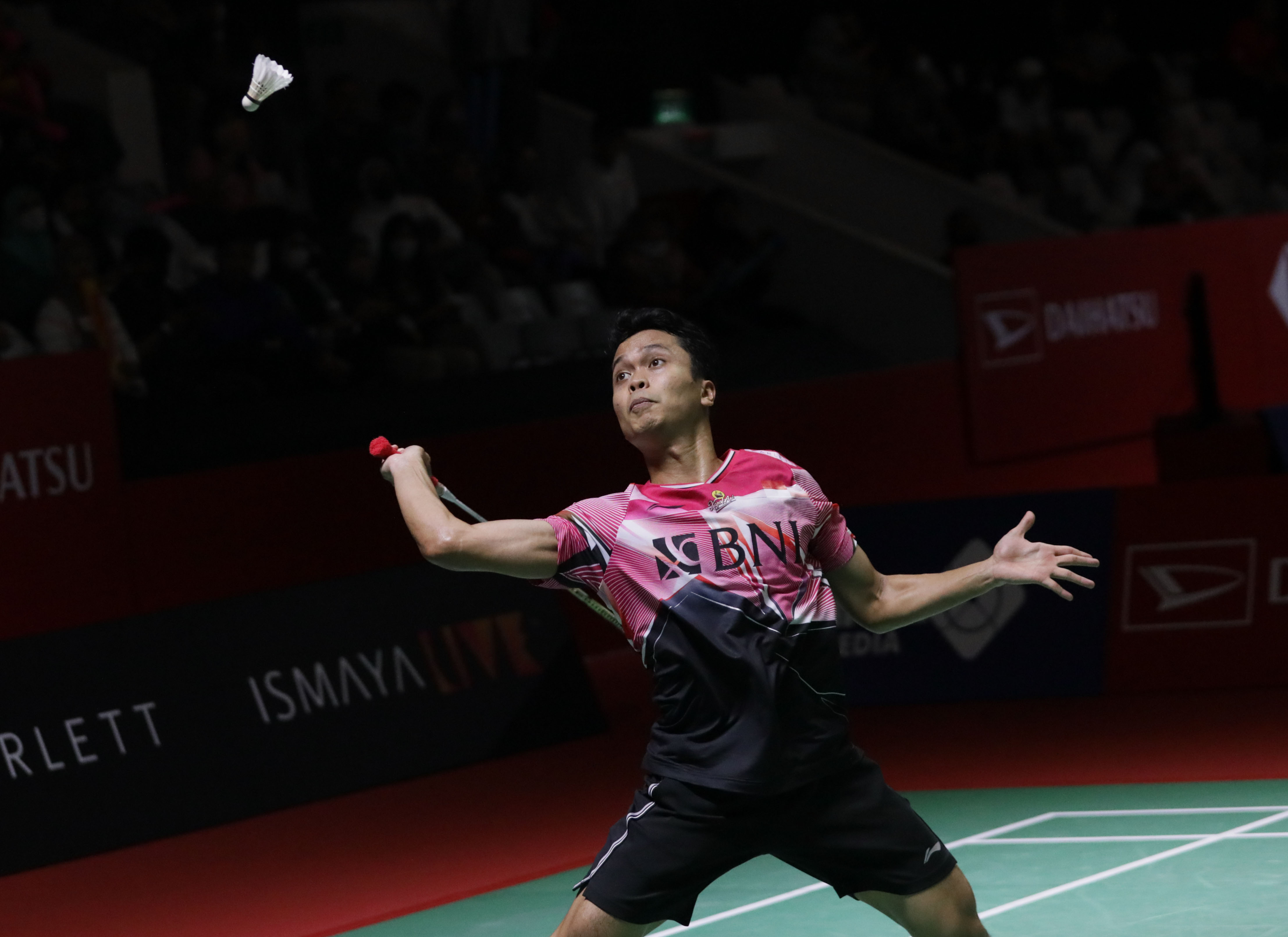 Tunggal putra Indonesia Anthony Sinisuka Ginting
