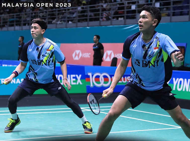 Ganda putra Indonesia Fajar Alfian/Muhammad Rian Ardianto