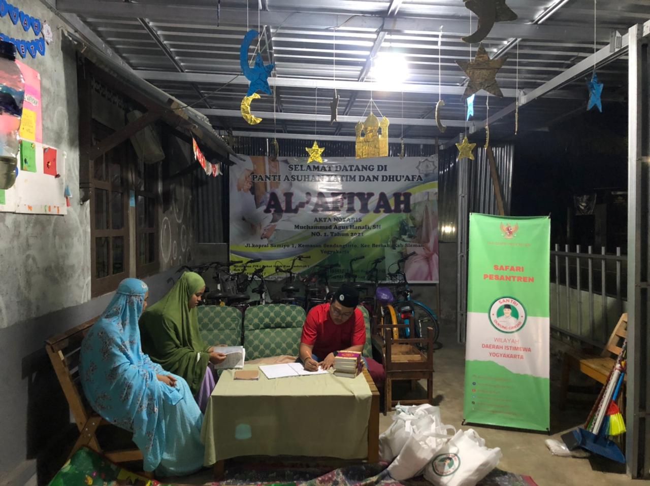 Rumah Tahfiz Al-Qur'an Jl. Kopral Samiyo I, Kemasan, Sendangtirto, Kec. Berbah, Kabupaten Sleman, DIY.