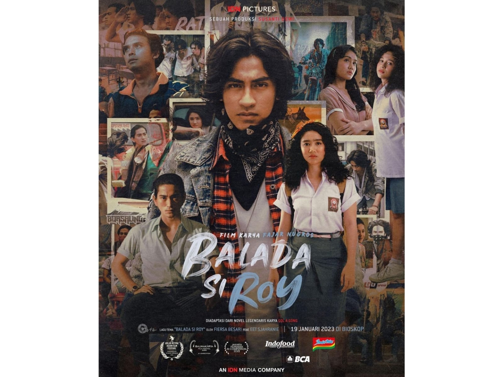 Film Balada si Roy diangkat dari cerbung dan novel karya Gol A Gong.