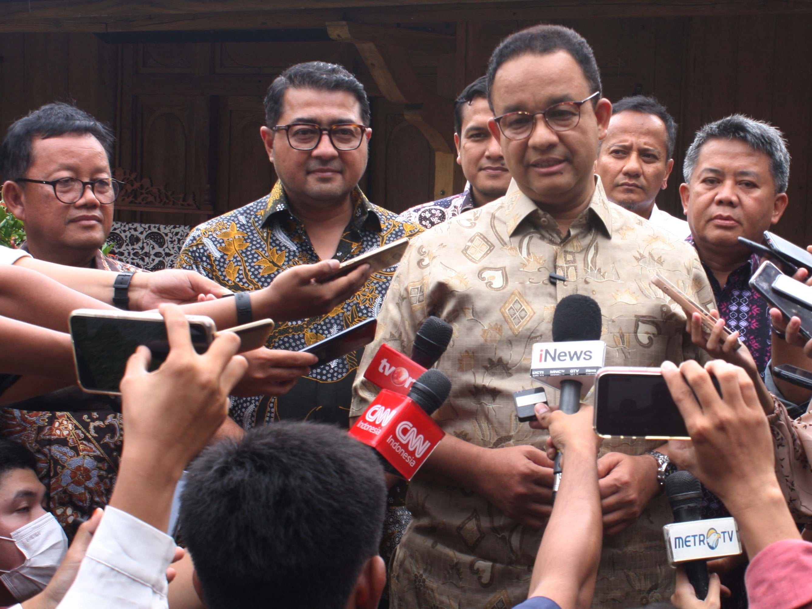 Bakal calon presiden dari Partai Nasdem Anies Rasyid Baswedan.