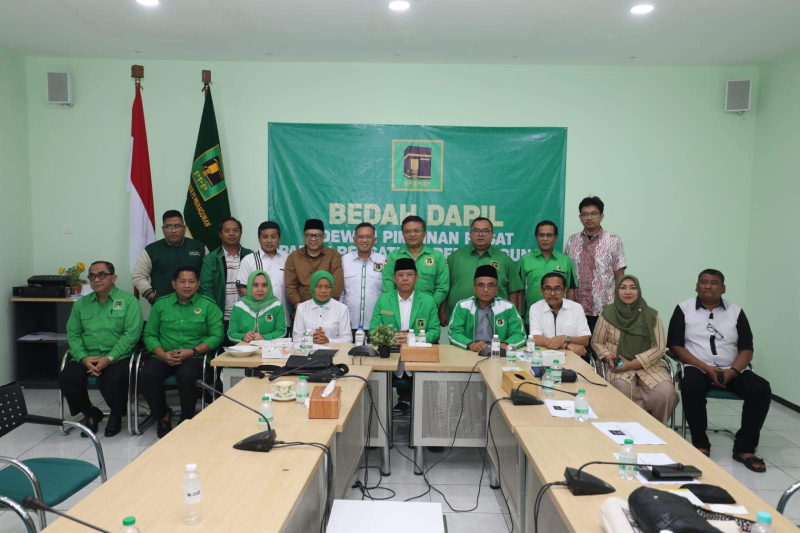 Plt Ketua Umum Partai Persatuan Pembangunan (PPP) Muhamad Mardiono saat bedah dapil bersama DPW PPP Jawa Barat, Selasa (24/1/2023)