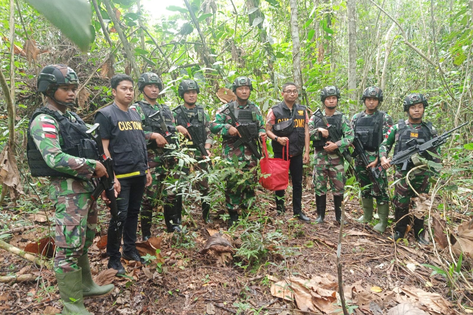 Peristiwa terkait penemuan ganja itu merupakan pengalaman yang keenam kali bagi Satgas Pamtas RI-PNG Yonif 132/BS.