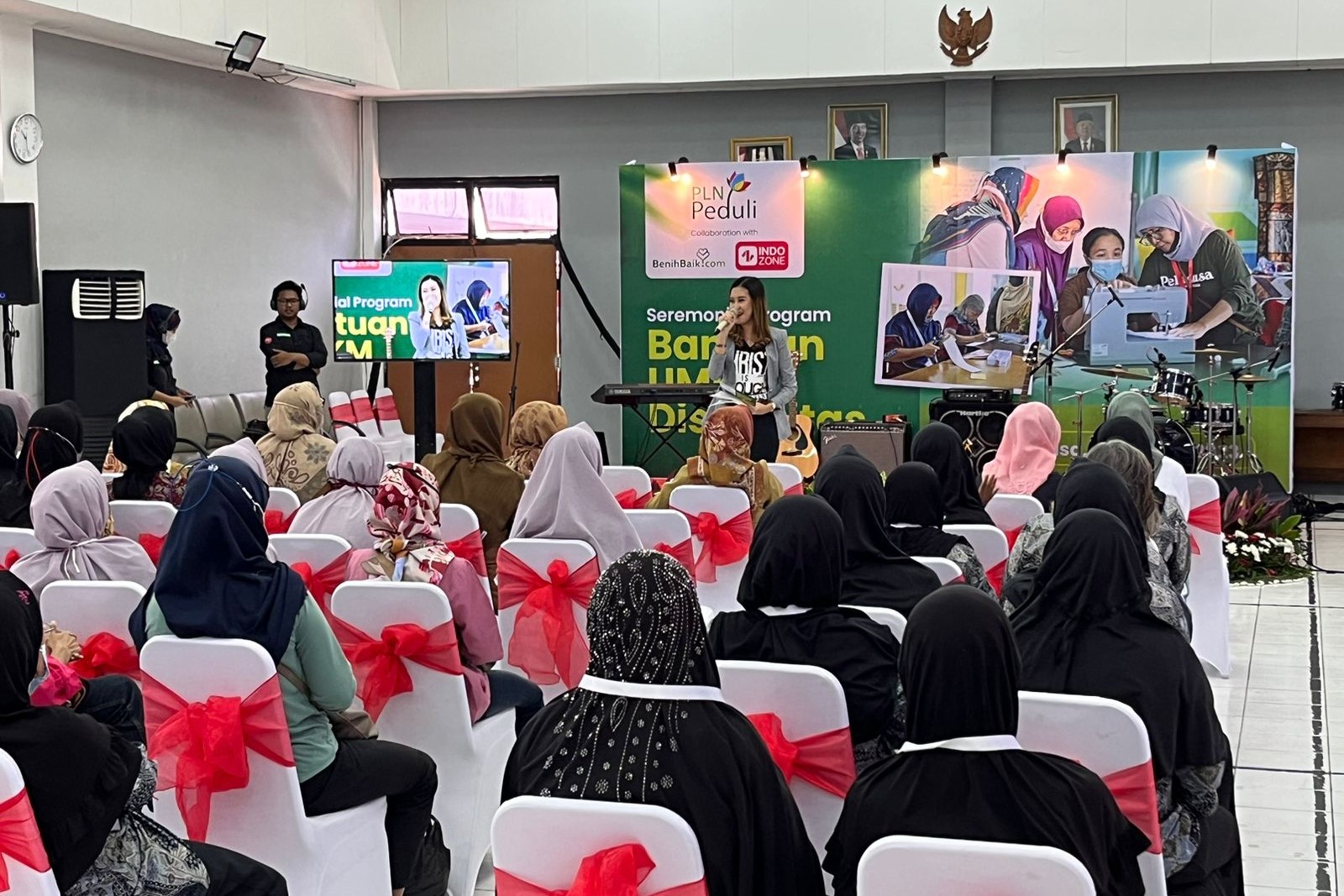 Seremoni Penutupan Bantuan Program & Sharing Session oleh yang diadakan di Panti Sosial Bina Daksa Budi Bhakti Dinas Sosial DKI Jakarta.