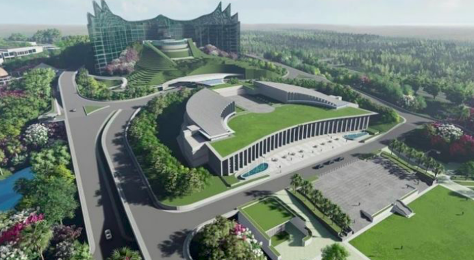 Desain Istana Presiden di Ibu Kota Negara yang baru.