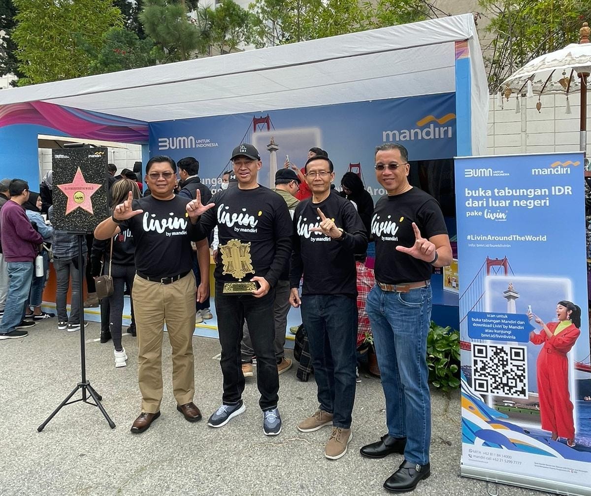 Bank Mandiri terus memperluas layanan digital melalui Super App Livin’ by Mandiri termasuk di Los Angeles, AS.