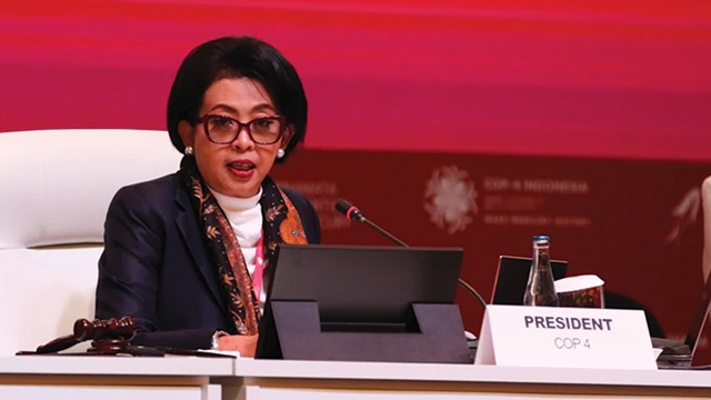 Direktur enderal Pengelolaan Sampah, Limbah dan B3 (Dirjen PSLB), Kementerian Lingkungan Hidup dan Kehutanan (KLHK) Rosa Vivien Ratnawati 