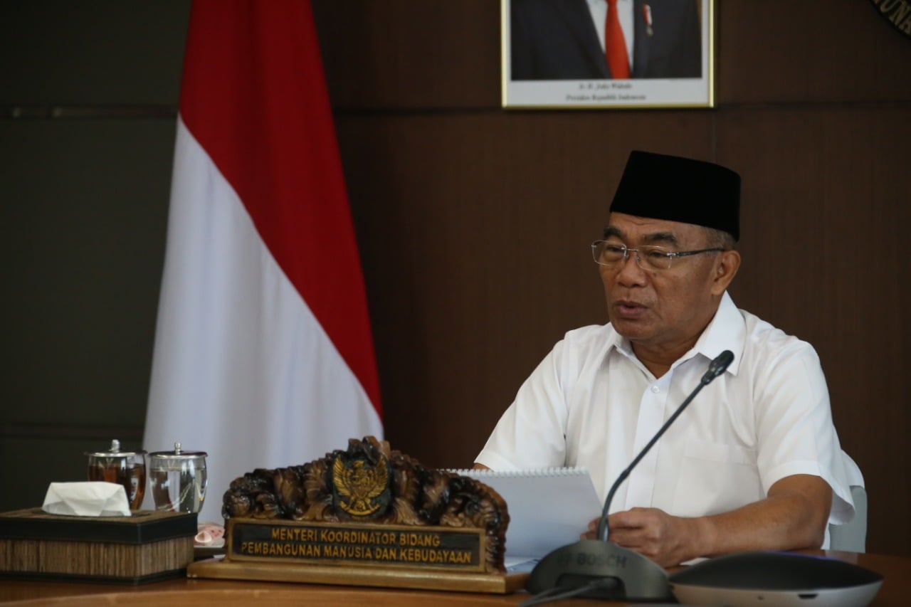 Menteri Koordinator Bidang Pembangunan Manusia dan Kebudayaan (Menko PMK) Muhadjir Effendy.