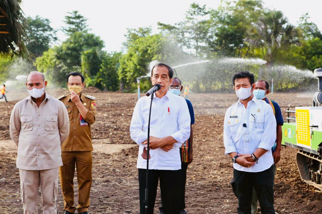 Kebersamaan Presiden Joko Widodo dengan Mentan Syahrul Yasin Limpo