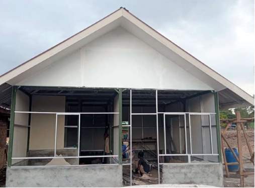 Ilustrasi rumah tahan gempa