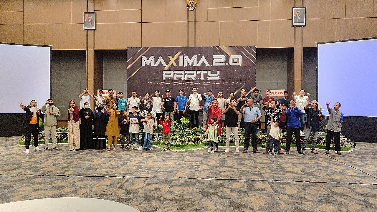 PT Maxima Inti Perkasa baru-baru ini mengadakan acara gathering penyalur ban Maxxis dengan tema 'Maxima 2.0 Party'.