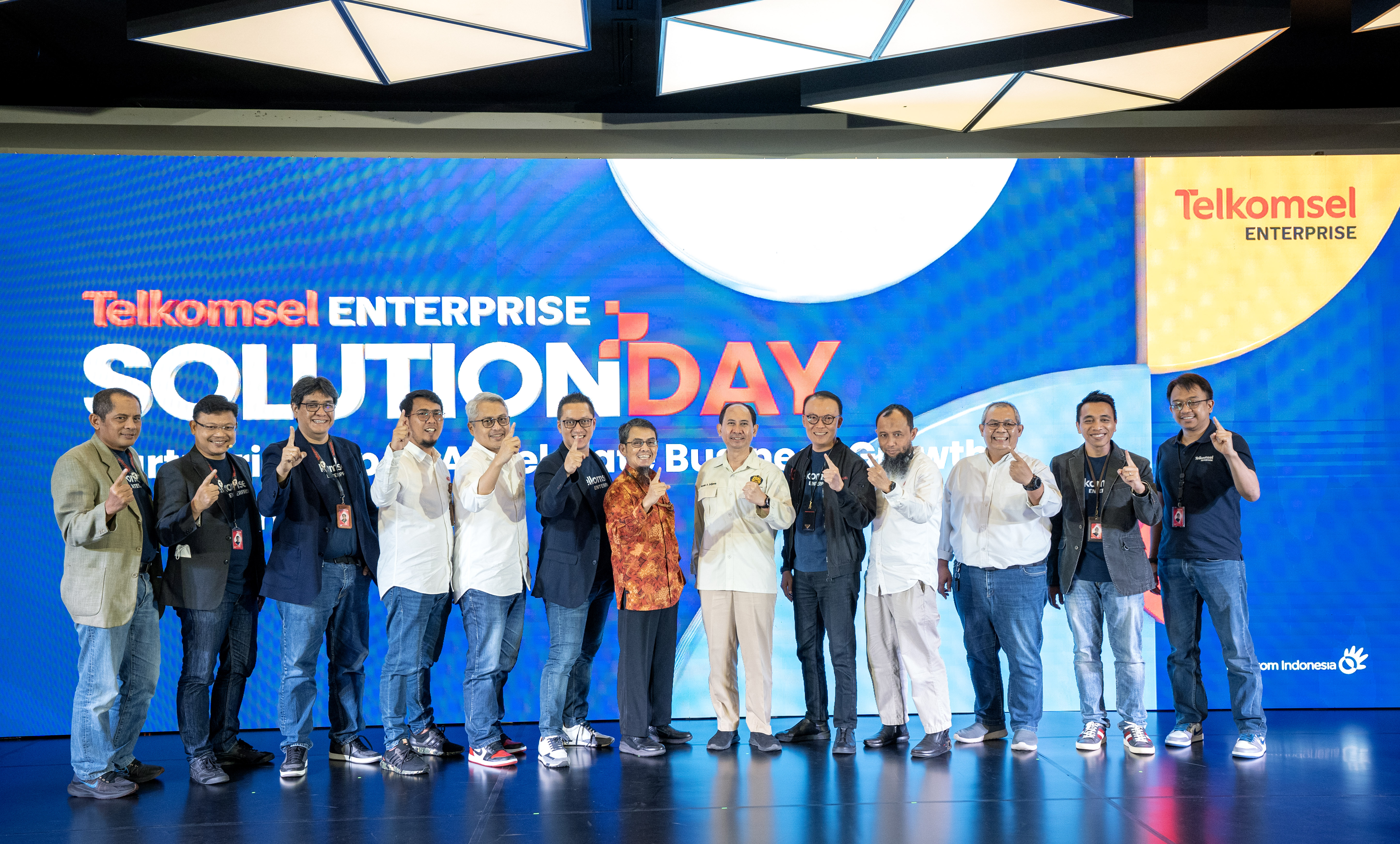 Manajemen PPA dan Telkomsel pasca penandatanganan kolaborasi.