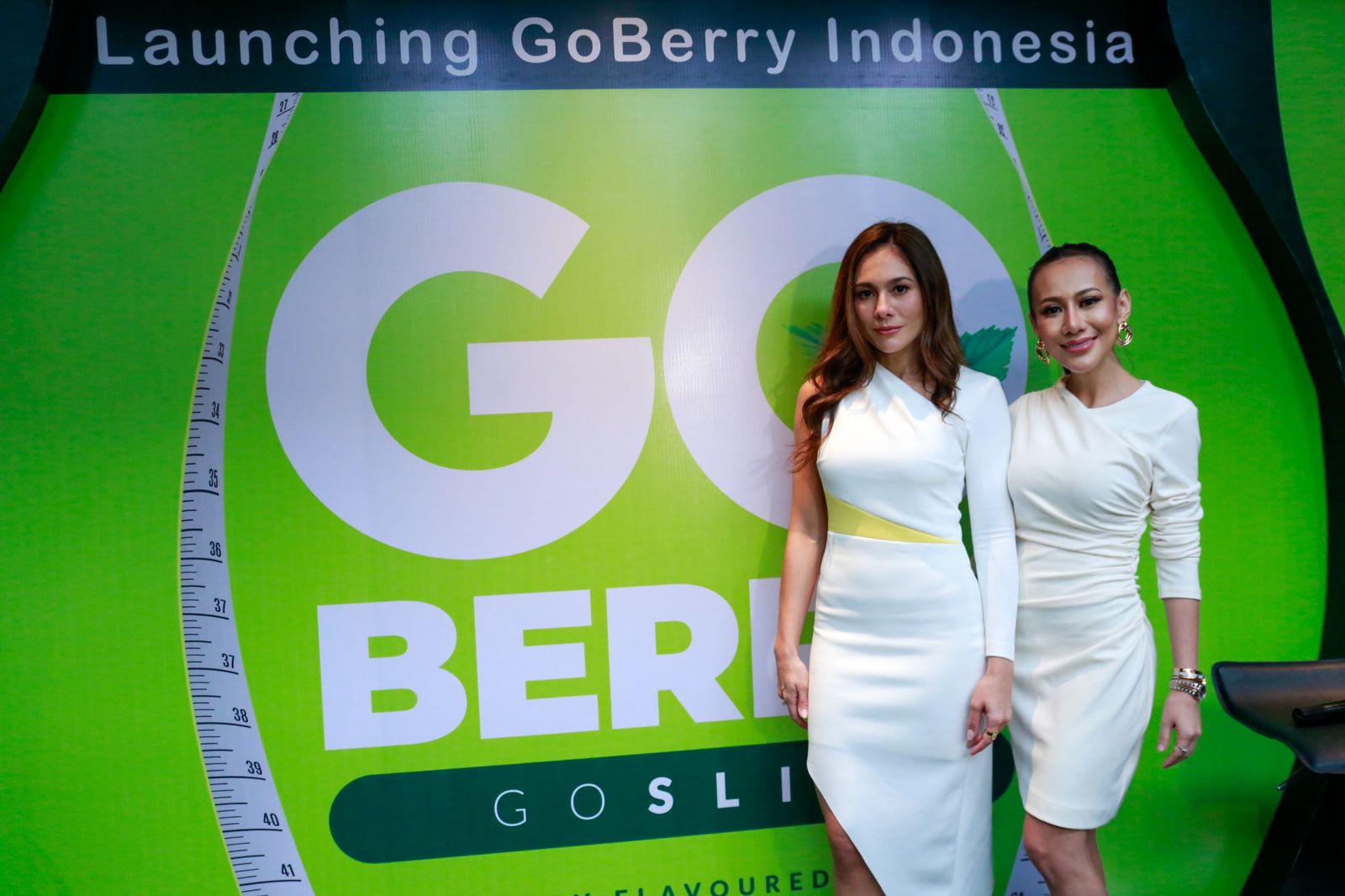 Wulan Guritno di peluncuran produk Go Berry Go Slim