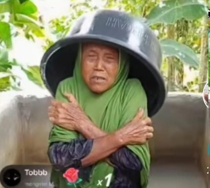 Konten mengemis online di Tiktok yang mengeksploitasi lansia. 