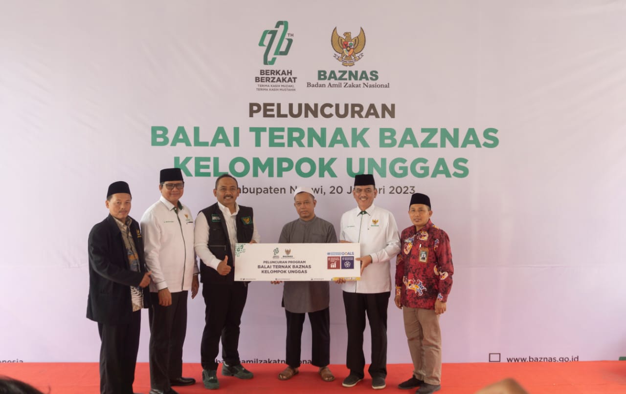 Peluncurna Balai Ternak Baznas di Ngawi