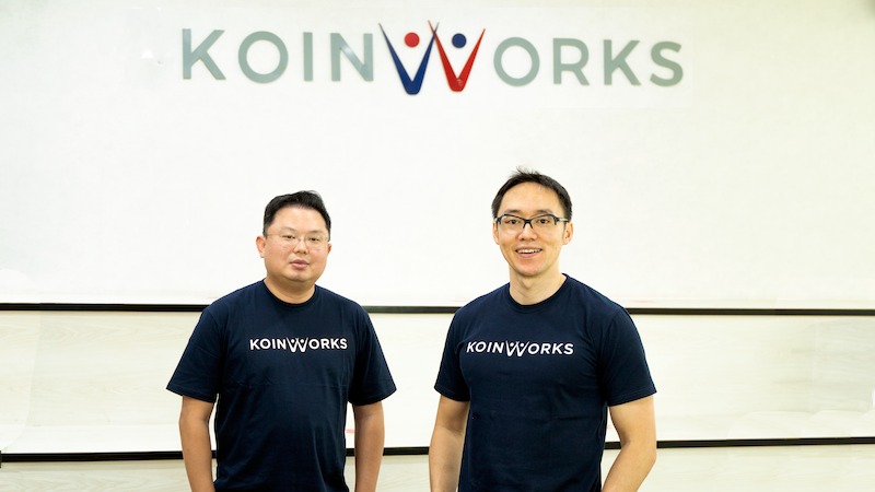 Benedicto Haryono (kanan) dan Willy Arifin selaku Co-Founder dari KoinWorks.